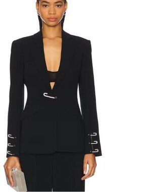 Cinq a Sept Rhinestone Pin Cheyenne Blazer $495